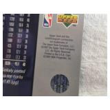 Box of NBA Basketball Cards from Various Brands and Years including Fleer 