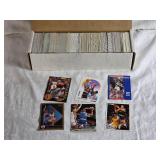 Box of  Basketball Cards Featuring Various Brands and Years Including Fleer 93-94, Fleer 91, Skybox 1991, Fleer Ultra 92-93 - Uncounted Unsearched