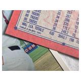 Box of 4 Baseball Cards Featuring Various Brands and Years Donruss 91, Donruss 90, Fleer Excel 93-94, Topps - Uncounted Unsearched