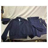 DSI/CP Wings Air Force Jacket (42L), Air Force Dress Pants (36R) and Size 7 Cap