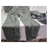 Lot of 3 Military Flight Suit 44L with Patches