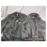 Lot of 3 Air Force Flight Jackets including CWU-36/P and CWU-45/P All Size Large - Winter/Cold Weather and Summer