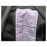 Lot of Military Flight Coveralls Including CWU-27/P and Fire-Resistant Types - Sizes 40L, 44R, 42 Regular - Green and 1 Tan