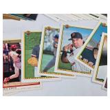 Lot of Baseball Cards Featuring Bo Jackson, Mark Thompson, Albert Belle, Rafael Palmeiro, Cecil Fielder, Bobby Bonilla, and More