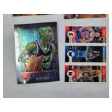 Lot of Basketball Cards Featuring Notable Players Including Hakeem Olajuwon, Shaquille O
