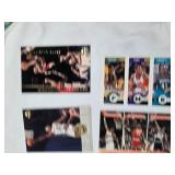 Lot of Basketball Cards Featuring Notable Players Including Hakeem Olajuwon, Shaquille O