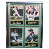 Small Binder of 1999 Limited Edition Jose Canseco Baseball Cards and Talking Baseball Card Record