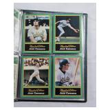 Small Binder of 1999 Limited Edition Jose Canseco Baseball Cards and Talking Baseball Card Record