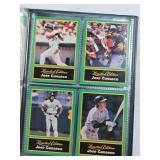 Small Binder of 1999 Limited Edition Jose Canseco Baseball Cards and Talking Baseball Card Record