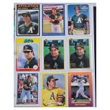 Huge Binder of Jose Canseco Baseball Cards Includes various sets and designs featuring Jose Canseco cards may include special features such as Rookie cards, All-Star editions, and holographic designs.