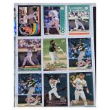 Huge Binder of Jose Canseco Baseball Cards Includes various sets and designs featuring Jose Canseco cards may include special features such as Rookie cards, All-Star editions, and holographic designs.