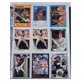 Huge Binder of Jose Canseco Baseball Cards Includes various sets and designs featuring Jose Canseco cards may include special features such as Rookie cards, All-Star editions, and holographic designs.