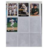 Huge Binder of Jose Canseco Baseball Cards Includes various sets and designs featuring Jose Canseco cards may include special features such as Rookie cards, All-Star editions, and holographic designs.