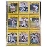 Large Binder of 1991 Fleer Baseball Cards Featuring Players Like Jose Canseco, Dave Henderson, and Orel Hershiser