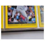 Large Binder of 1991 Fleer Baseball Cards Featuring Players Like Jose Canseco, Dave Henderson, and Orel Hershiser