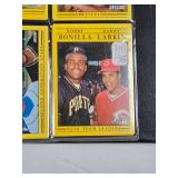 Large Binder of 1991 Fleer Baseball Cards Featuring Players Like Jose Canseco, Dave Henderson, and Orel Hershiser