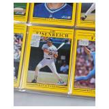 Large Binder of 1991 Fleer Baseball Cards Featuring Players Like Jose Canseco, Dave Henderson, and Orel Hershiser