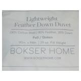 Full/Queen Lightweight Down & Feather Duvet Insert by BOKSER HOME