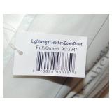 Full/Queen Lightweight Down & Feather Duvet Insert by BOKSER HOME