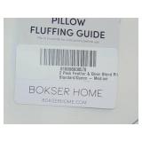 2 Pack Medium White Duck Feather & Down Bed Pillow UPC 810098938570
