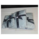 California King Pebble Grey 500 Thread Count 100% Long Staple Cotton Sateen Bed Sheets