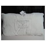 Firm 700 fill Power Luxury White Duck Down RDS Certified Machine Washable White Bed Pillow | BOKSER HOME