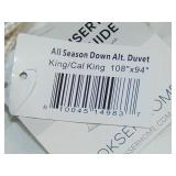 BOKSER Home All Season Down Alternative Duvet Comforter Insert by King - Cal King