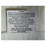 Lumbar Down Alternative White Bed Pillow - 16" x 44" | BOKSER HOME