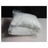 Lumbar Down Alternative White Bed Pillow - 16" x 44" | BOKSER HOME
