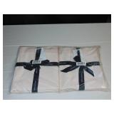 2 Pack Full Blush 100% Cotton Sateen Flate Sheet Separate | BOKSER HOME