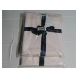 2 Pack Full Blush 100% Cotton Sateen Flate Sheet Separate | BOKSER HOME