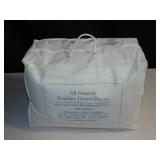 BOKSER Home All Season Feather & Down Duvet Comforter Insert- Full - Queen
