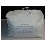 BOKSER Home All Season Feather & Down Duvet Comforter Insert King - Cal King