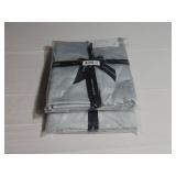 Queen Size Pebble Gray 2 Pack 100% Cotton Flat Sheet