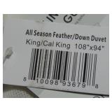 BOKSER Home All Season Feather & Down Duvet Comforter Insert by King - Cal King