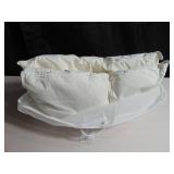 2 Pack King Size Soft White Duck Feather & Down Bed Pillow | BOKSER HOME