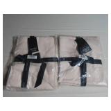 2 Pack Twin Blush 100% Cotton Sateen Flate Sheet Separate | BOKSER HOME