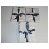 Twin Xl Flat 3 Pack Full Blush 500 Thread Count 100% Long Staple Cotton Sateen Flat