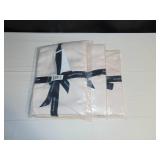 Twin Xl Flat 3 Pack Full Blush 500 Thread Count 100% Long Staple Cotton Sateen Flat