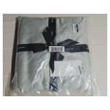 Size Full Pebble Grey 100% Long Staple Cotton Sateen Fitted Sheet | BOKSER HOME