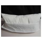 King Size Firm 700 fill Power Luxury White Duck Down RDS Certified Machine Washable White Bed Pillow | BOKSER HOME