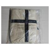 Size Twin- Light Beige 100% Cotton Sateen Fitted Sheet Separate | BOKSER HOME