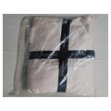 Size XL Twin Blush 100% Cotton Sateen Fitted Sheet Separate | BOKSER HOME