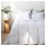 Lightweight 700 Fill Power Luxury White Duck Down Duvet Comforter Insert King/Cal King | BOKSER HOME