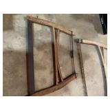 Chain saw, 2 hand saws