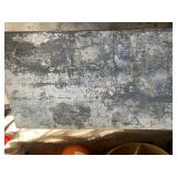 Potbelly bakers table w/metal top