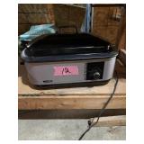 Oval metal tub, canner, misc