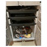 Tool box w/contents, misc
