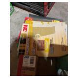 Misc sanding discs, craftsman tool box, misc