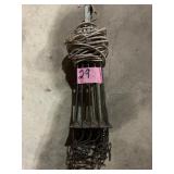 Chimney cleaner, roll of bird block mesh